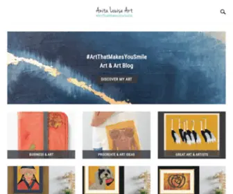Anitalouiseart.com(Art That Makes You Smile) Screenshot