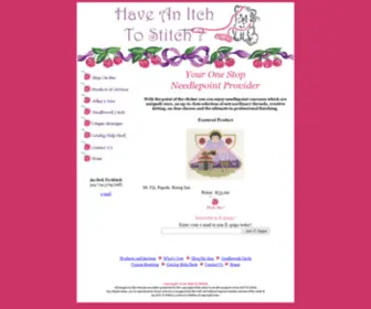 Anitchtostitch.com(An Itch To Stitch) Screenshot