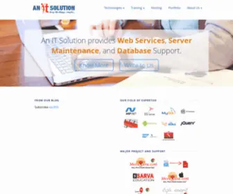 Anitsolution.co.in(Asp.net Application Development) Screenshot