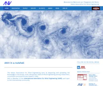Aniv-Iawe.org(Associazione Nazionale per lngegneria del Vento) Screenshot