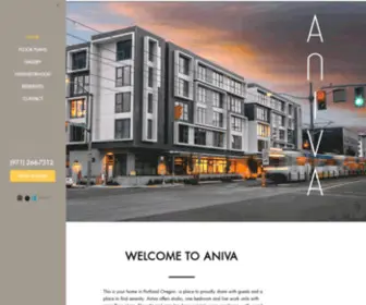 Anivapdx.com(Apartments North East Portland) Screenshot