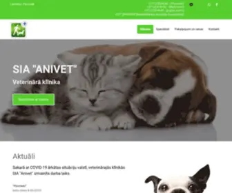 Anivet.lv(Veterinārā klīnika Anivet) Screenshot