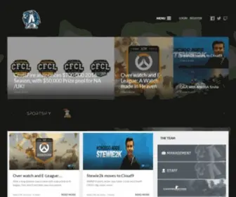 Anixiaesports.org(ANIXIA Esports) Screenshot