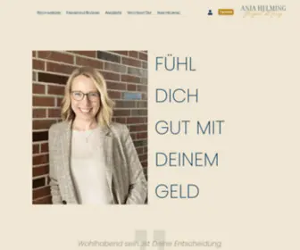 Anja-Helming.de(Feelgood Money Coaching) Screenshot