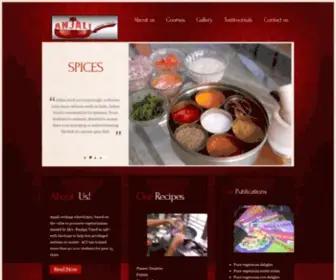 Anjalicookingschool.com(ACS-Home) Screenshot