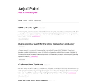 Anjali.fyi(Anjali Patel) Screenshot