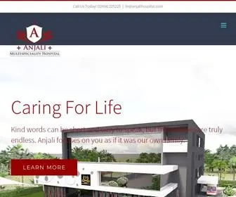 Anjalihospital.com(Multispeciality Hospital) Screenshot