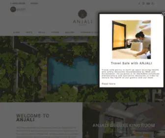 Anjalihotel.com(Anjali by Syphon Hotel) Screenshot