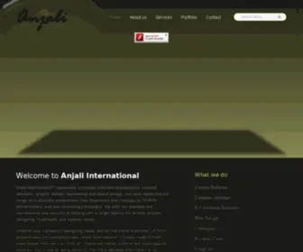 Anjaliinternational.com(Anjali International) Screenshot