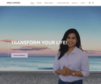 Anjalikanojia.com(Anjali Kanojia) Screenshot