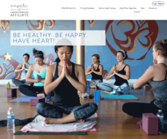 Anjalipoweryoga.com(Anjali Power Yoga) Screenshot