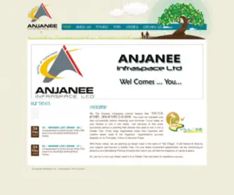 Anjaneeinfra.com(Anjanee InfraSpace) Screenshot