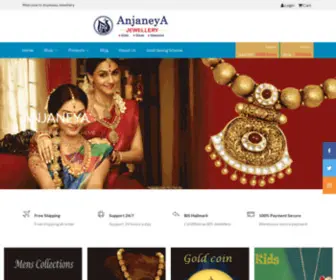 Anjaneyajewellery.in(Since 1995) Screenshot