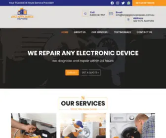 Anjappliancerepairs.com.au(ANJ Appliance Repairs) Screenshot