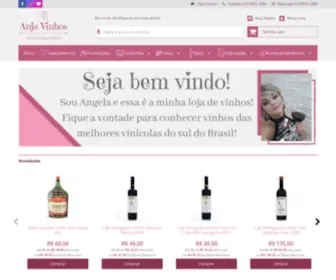 Anjavinhos.com.br(Anja Vinhos) Screenshot