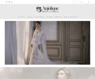 Anjoliquebridalandformal.com(Charlotte's premier Bridal and Formal Salon) Screenshot