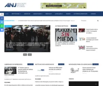 ANJ.org.br(Associação Nacional de Jornais) Screenshot