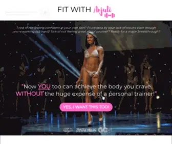 Anjulimack.com(Fit with Anjuli) Screenshot