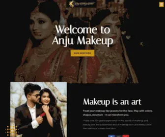 Anjumakeupartist.com(Anju the Make Up Artist) Screenshot
