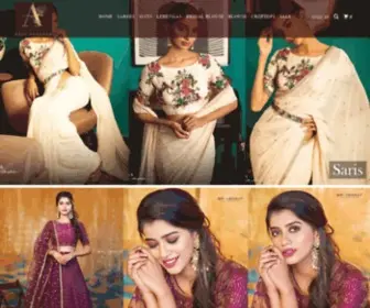 Anjushankar.com(Sarees Online Shopping) Screenshot