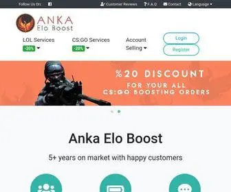 Ankaeloboost.com(Anka Elo Boost) Screenshot
