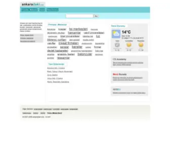Ankaradaki.com(Bir site) Screenshot