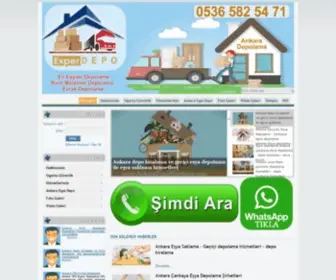 Ankaradepokiralama.com(Ankara Eşya Depolama) Screenshot