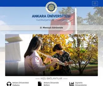 Ankara.edu.tr(Ankara Üniversitesi) Screenshot