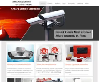 Ankaramerkezelektronik.com(Güvenlik kamera alarm yangın sistemleri) Screenshot