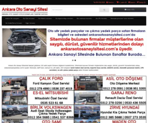 Ankaraotosanayisitesi.com(Ankara Oto Sanayi Sitesi) Screenshot