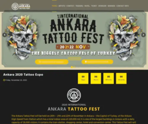 Ankaratattoofest.com(2020 Ankara Tattoo Expo) Screenshot