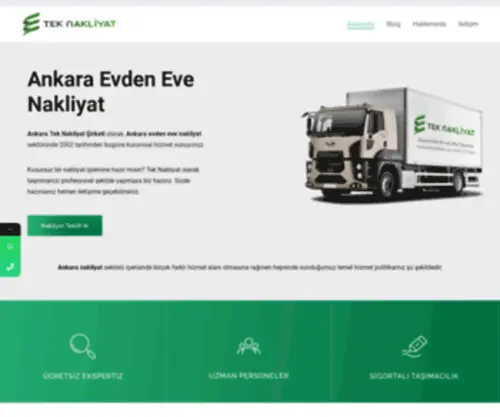 Ankarateknakliyat.com(Ankara) Screenshot
