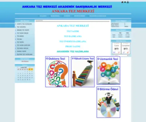 Ankaratezmerkezi.com(ANKARA TEZ MERKEZ) Screenshot