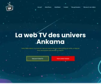 Ankatv.fr(La Web'TV des univers Ankama) Screenshot