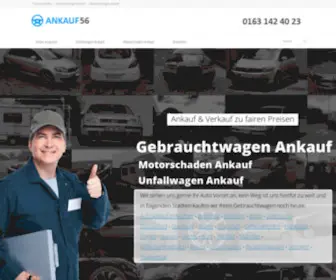 Ankauf56.de(Auto verkaufen bei Autoankauf 56) Screenshot