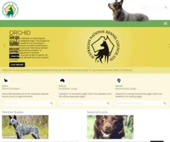 ANKC.org.au(Australian National Kennel Council) Screenshot