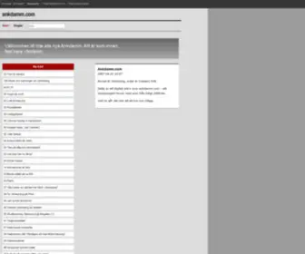 Ankdamm.se(ämnet är Jönköping) Screenshot