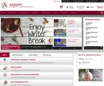 Ankenyschools.org(Ankeny District Office) Screenshot