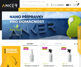 Anker-Technology.cz(Nano čistící prostředky) Screenshot