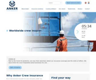 Ankercrew.com(Anker Crew Insurance) Screenshot