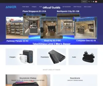 Ankersingapore.com(Anker Technology) Screenshot