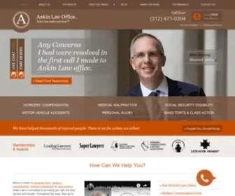 Ankinlaw.com(Ankin Law Office) Screenshot