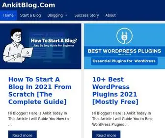 Ankitblog.com(We Help Blogger's Succeed) Screenshot