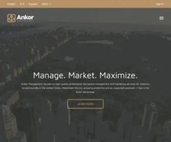 Ankormanagement.com(Real Estate Management) Screenshot