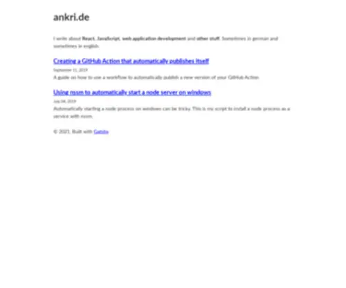 Ankri.de(All posts) Screenshot