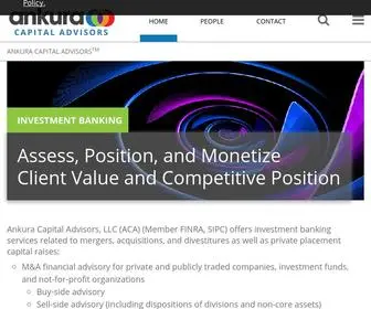 Ankuracapitaladvisors.com(Ankura Capital Advisors) Screenshot