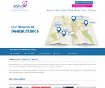 Ankuradental.com(Ankura Dental Clinics) Screenshot