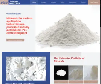 Ankurmineralind.com(Ankur Mineral) Screenshot