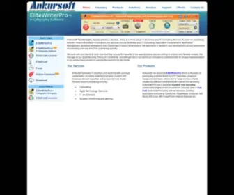 Ankursoft.com(Software solutions) Screenshot