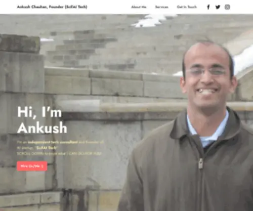 Ankushchauhan.com(Zen Master Ankush Chauhan) Screenshot